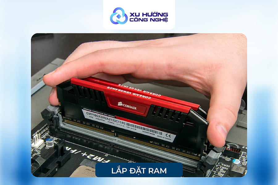 bước lắp đặt RAM cho PC